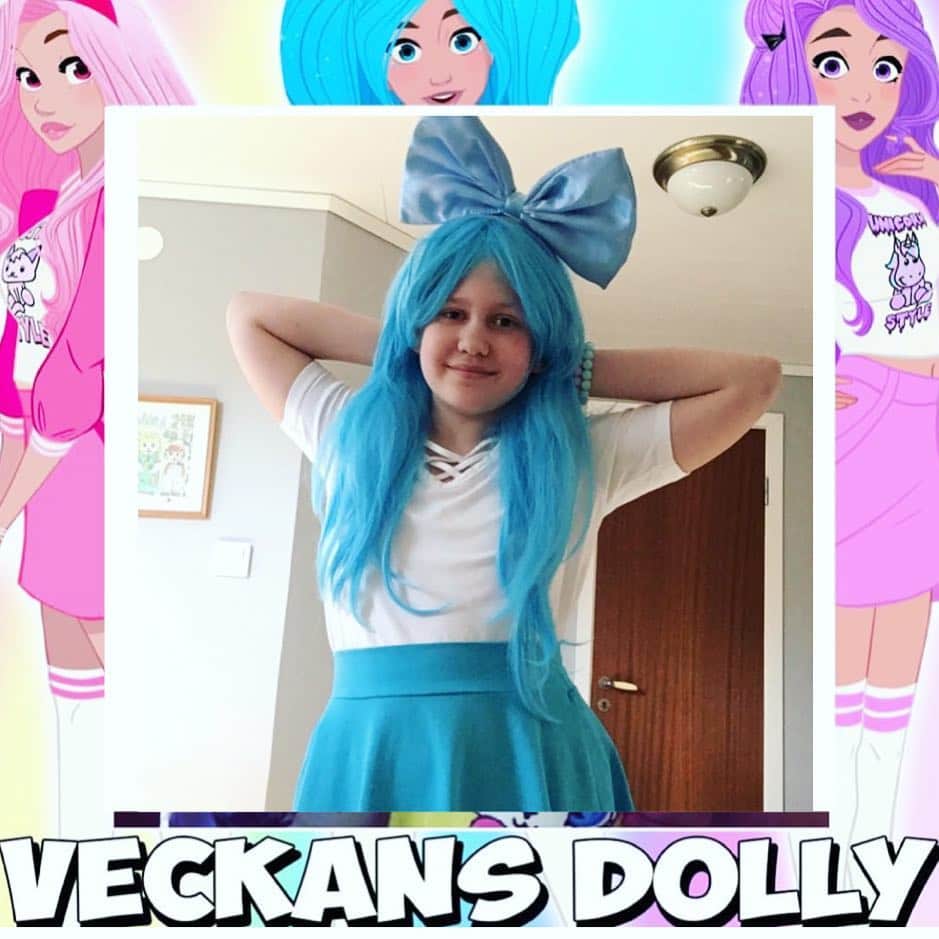 ドリー・スタイルさんのインスタグラム写真 - (ドリー・スタイルInstagram)「Veckans Dolly är: @dollystyle.mylifee Stort grattis💖 Vill du bli nästa veckas Dolly? Lägg ut en bild på dig själv och tagga #dollycolorfriday, ni kan uppdatera hela veckan. Vi kollar igenom alla bilder, varje vecka. Puss & Lycka till!  #dollystyle 💗💙💜Man behöver inte ha peruk eller Dolly Style-kläder för att vara med! • [ Do you want to be the next "Dolly of the week"? Just post a picture of you and hashtag #dollycolorfriday, good luck!] 💗💙💜#dollystyle #weloveyou」3月23日 1時37分 - dollystyle