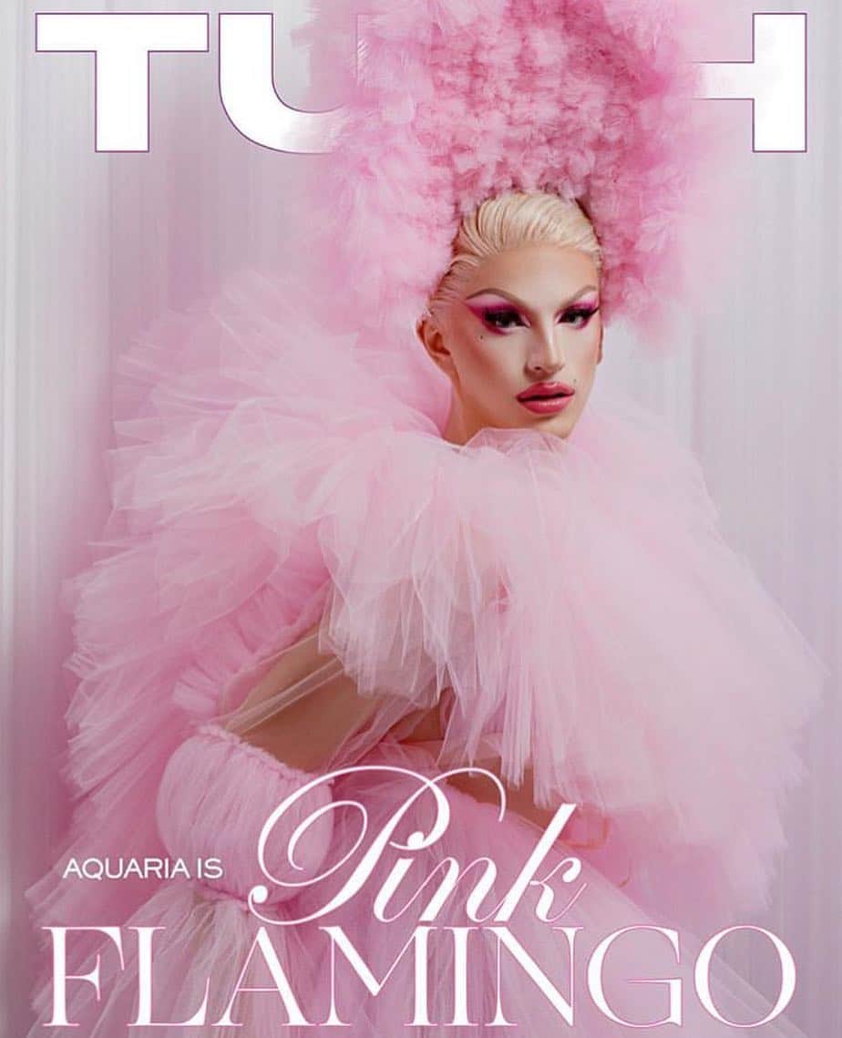 IMG Modelsさんのインスタグラム写真 - (IMG ModelsInstagram)「Pink Flamingo. 👛 #Aquaria (@ageofaquaria) covers the new @tushmagazine. #📷 @arminmorbach #👗 @aurentdombrowicz #✂️ @baehmbaehmwigs #⭐️ #IMGstars」3月23日 1時55分 - imgmodels