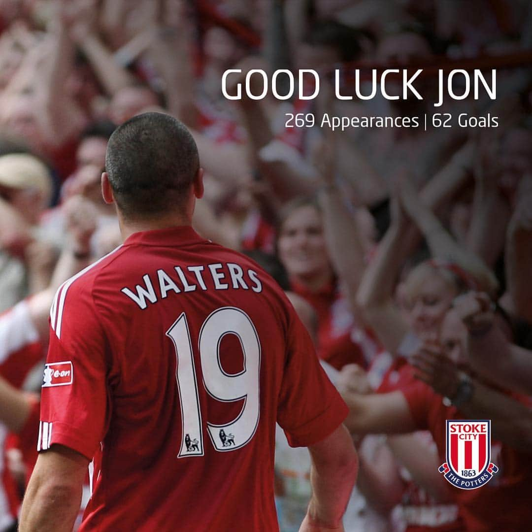 ストーク・シティFCさんのインスタグラム写真 - (ストーク・シティFCInstagram)「🙌 Thanks for the memories @jonwalters19! An adopted Stokie, a true Potters legend and icon. ❤️ 🔴⚪️」3月23日 2時06分 - stokecity