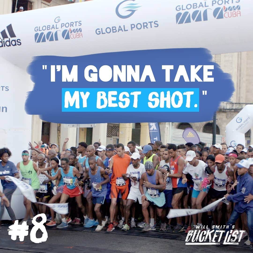 ウィル・スミスさんのインスタグラム写真 - (ウィル・スミスInstagram)「We want to visit Cuba for the cuba libres. But not @WillSmith... He went to Havana for the half-marathon! #WillSmithsBucketList」3月23日 2時46分 - willsmithsbucketlist