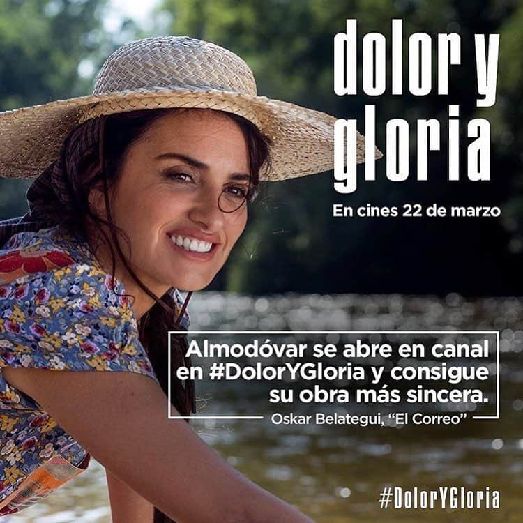 アントニオ・バンデラスさんのインスタグラム写真 - (アントニオ・バンデラスInstagram)「Hoy estreno de Dolor y Gloria. ¡Tenemos una cita en la pantalla grande!!! #Repost @eldeseo_ ・・・ Hoy #DoloryGloria, la nueva película de Pedro Almodóvar y protagonizada por @antoniobanderasoficial @penelopecruzoficial @asieretxeandia @leosbaraglia @noranavasactriz #JulietaSerrano @sanabellan @julian_lopez @cesarfloyd97 @raularevaloz @ceciroth y @rosalia.vt se estrena en salas de cine de todaEspaña de la mano de @sonypicturesspain!!!」3月23日 2時51分 - antoniobanderas