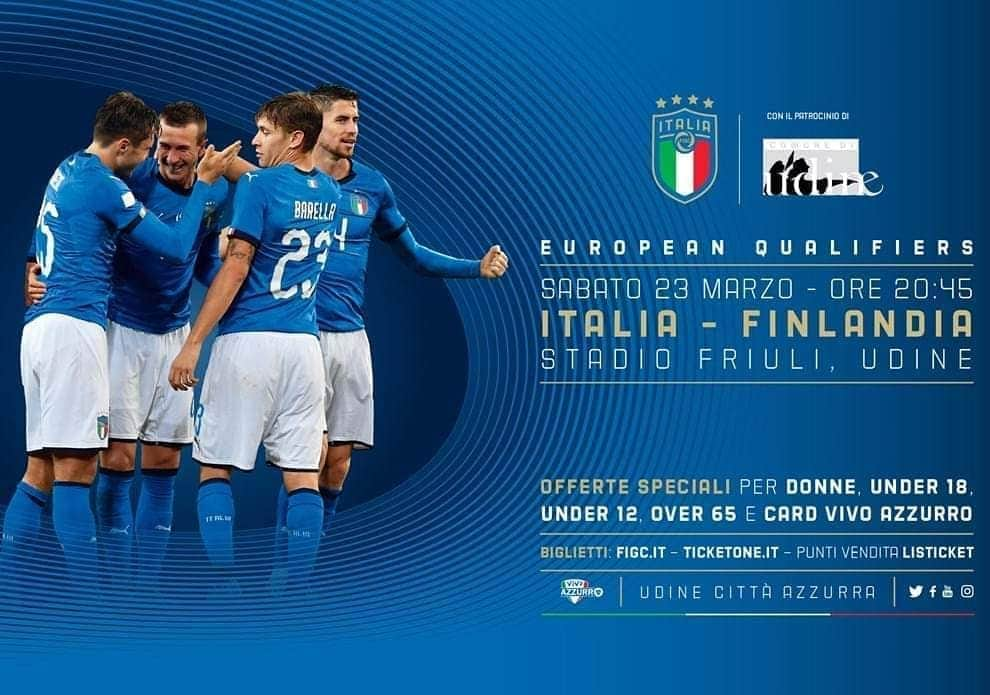 サッカーイタリア代表のインスタグラム