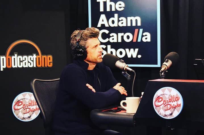 パトリック・デンプシーさんのインスタグラム写真 - (パトリック・デンプシーInstagram)「Repost #repost @adamcarolla ・・・ Patrick Dempsey and his perfect hair join the show today to talk about what it takes to race at Le Mans and about his new doc Hurley.」3月23日 3時24分 - patrickdempsey