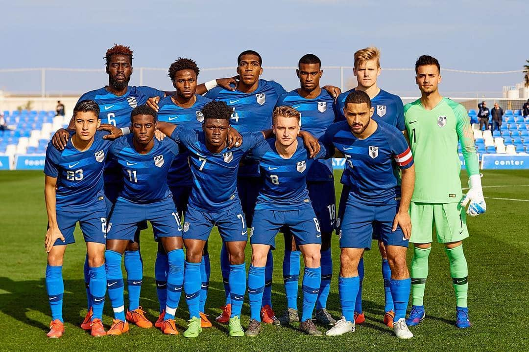 ニューヨーク・シティFCさんのインスタグラム写真 - (ニューヨーク・シティFCInstagram)「@keatonaparks in action for the U-23 @USYNT vs. Egypt today 🇺🇸#NYCFC⁠ ⁠// 📸: @USYNT」3月23日 4時25分 - nycfc