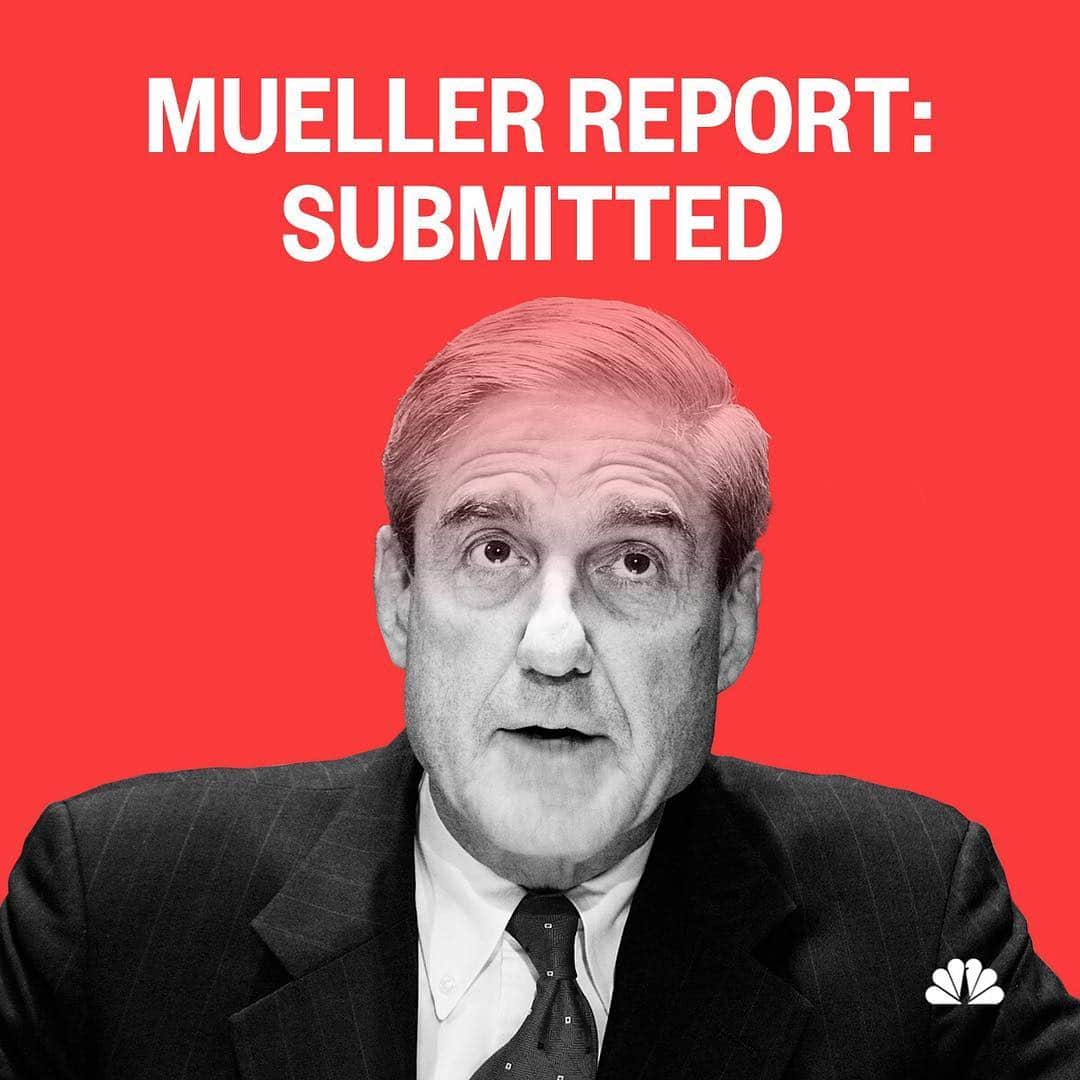 NBC Newsさんのインスタグラム写真 - (NBC NewsInstagram)「BREAKING: Special Counsel Mueller has submitted his report to Attorney General Barr. Click the link in our bio for the latest.」3月23日 6時02分 - nbcnews