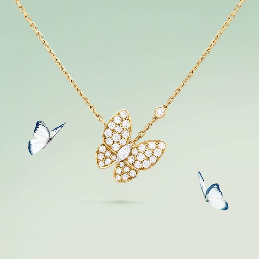 ヴァンクリーフ&アーペルさんのインスタグラム写真 - (ヴァンクリーフ&アーペルInstagram)「Feel the spirit of spring with the newest Two Butterfly creations featuring vibrant wings of lapis lazuli complemented by the light of diamonds and yellow gold. #TwoButterfly #VCAspring #VanCleefArpels」3月23日 16時21分 - vancleefarpels