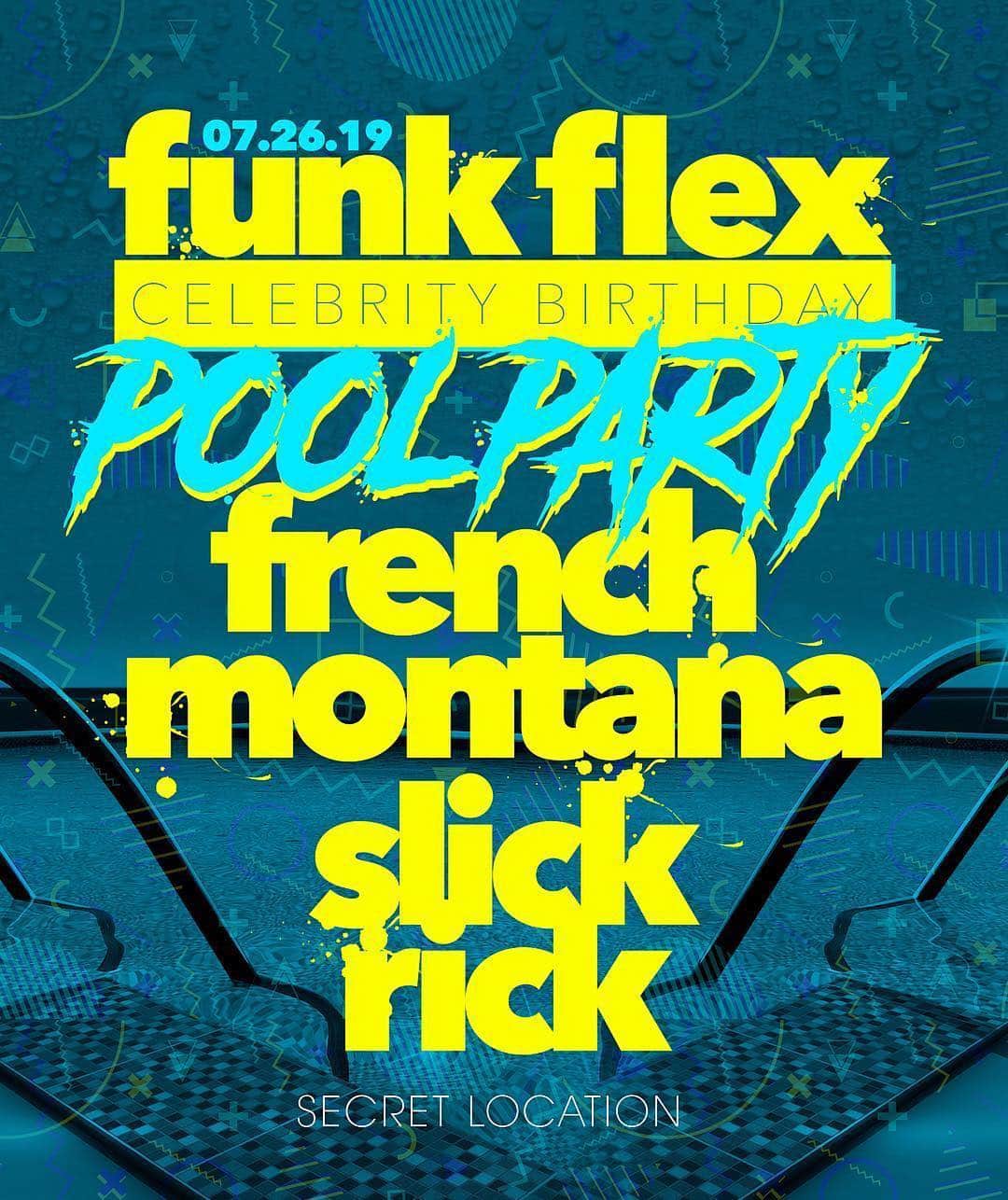 ファンクマスター・フレックスのインスタグラム：「I know it’s in July BUT they booking me early!🤷🏿‍♂️ Pool Party movie!!!!」