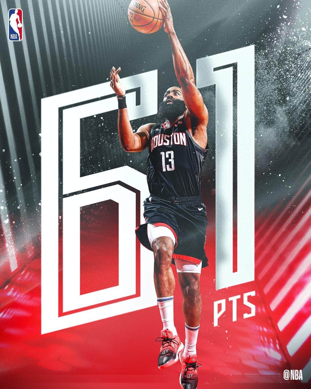 NBAさんのインスタグラム写真 - (NBAInstagram)「61... for the second time this season!」3月23日 11時57分 - nba
