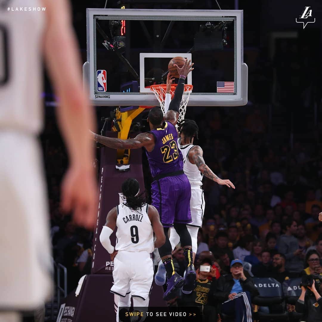 Los Angeles Lakersさんのインスタグラム写真 - (Los Angeles LakersInstagram)「🚫 CHASE DOWN BLOCK 🚫」3月23日 13時17分 - lakers
