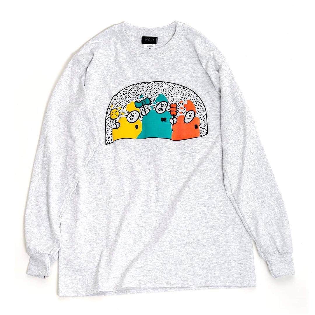 岡村優太のインスタグラム：「“おでんを熱がる人達 LONG SLEEVE T“  buy here 👉 @voukyoto」