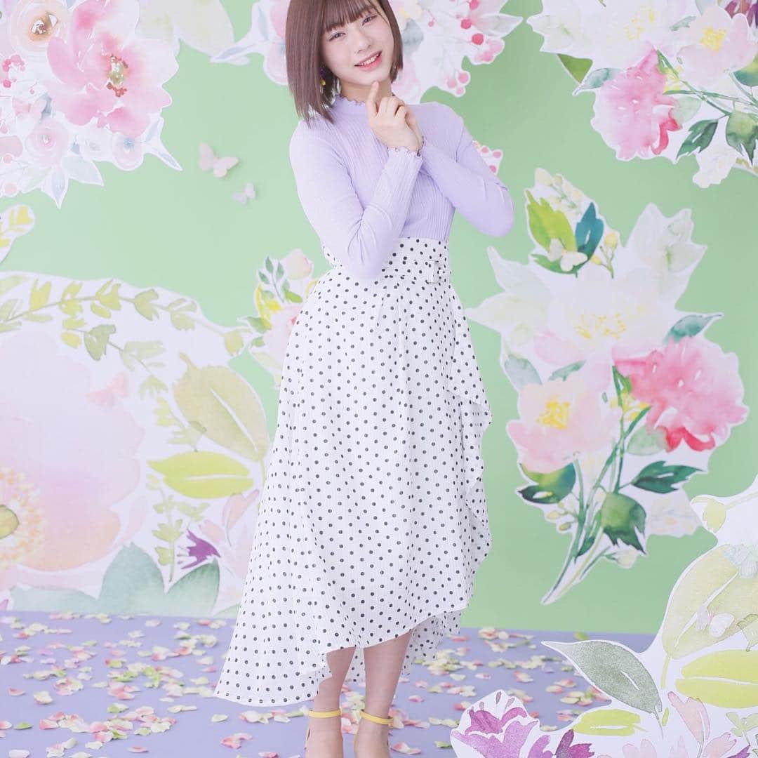 深川舞子のインスタグラム：「生写真のオフショットです😊 ＊ ＊ #spring #photo」