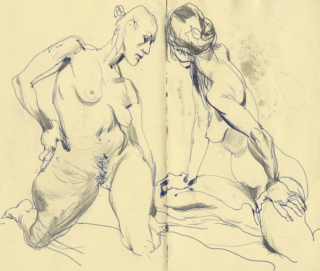 ジェームス・ジーンさんのインスタグラム写真 - (ジェームス・ジーンInstagram)「Sketchbook 2008-2009 @lottemuseum」3月24日 1時02分 - jamesjeanart