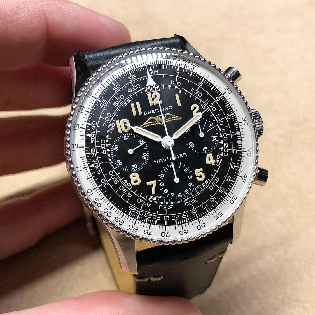 Daily Watchさんのインスタグラム写真 - (Daily WatchInstagram)「Breitling killed it with this re-edition 👌🏼🔥 The new Navitimer Ref 806 1959 Re-Edition with in-house movement. Price will be CHF 7900 #Baselworld2019」3月24日 1時49分 - dailywatch