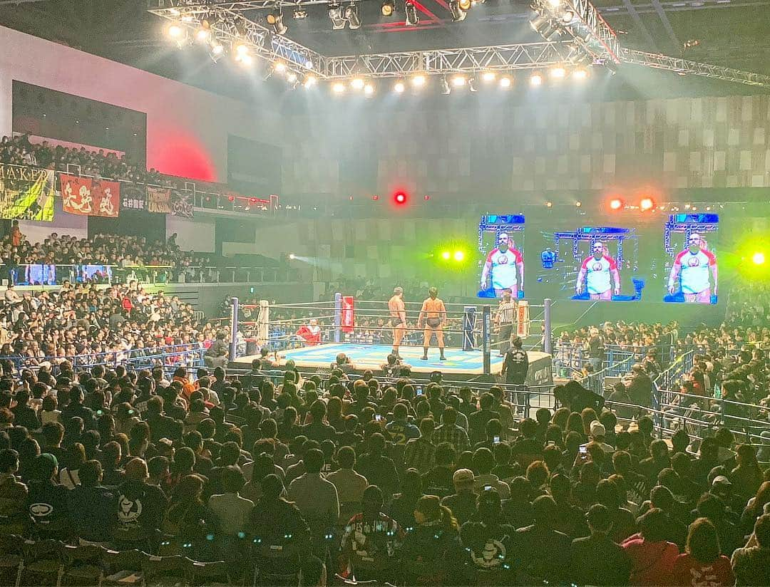 新日本プロレスさんのインスタグラム写真 - (新日本プロレスInstagram)「#NewJapanCup Semi Final in #NAGAOKA!! #njcup #njpwworld #新日本プロレス #プロレス #長岡」3月23日 17時20分 - njpw1972