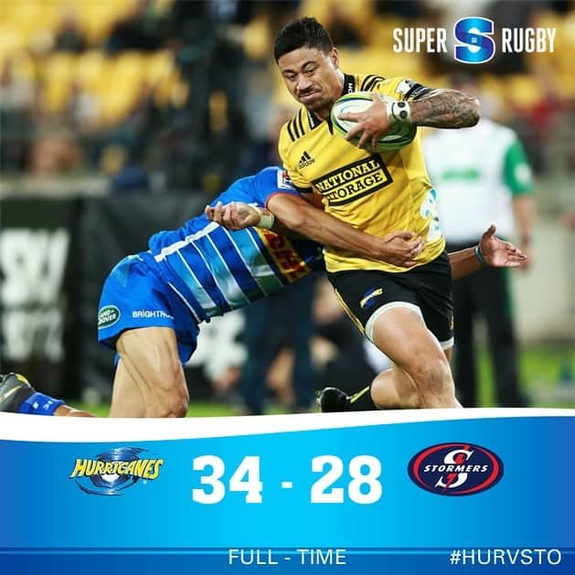 Super Rugbyさんのインスタグラム写真 - (Super RugbyInstagram)「FULL TIME - The Hurricanes emerge with the victory against the Stormers after an action packed game #superrugby #HURvSTO」3月23日 17時31分 - superrugby