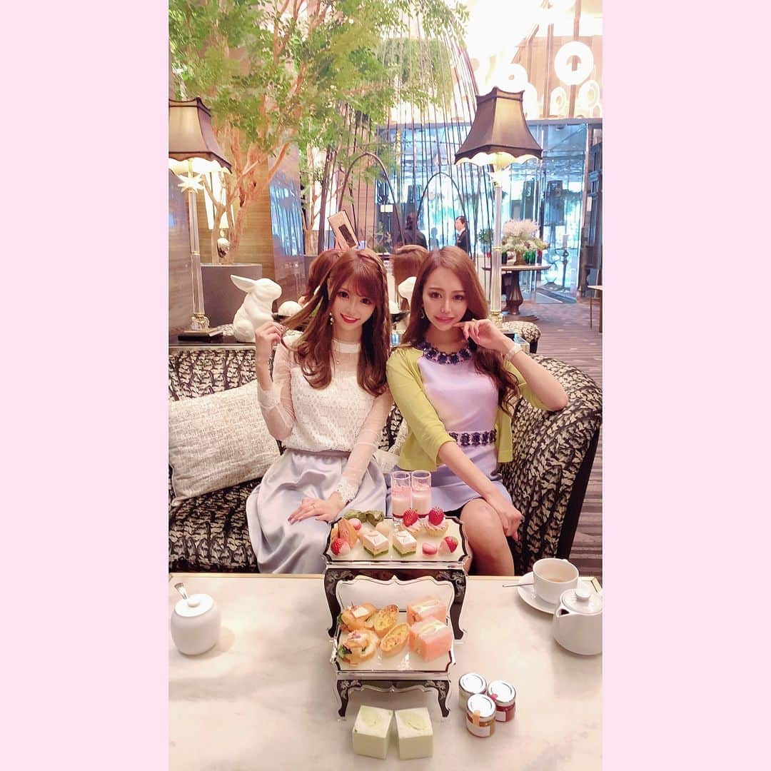 桜咲乃愛さんのインスタグラム写真 - (桜咲乃愛Instagram)「ゆみちゃんとアフタヌーンティー💖 かわいいところ何個も探してくれてどこがいい？☺️💓って聞いてくれる私が1番好きなタイプ😍💗🎀 楽しかった😆💕⭐️ いつも話しすぎて時間足りない！笑 🤣🤣🤣 この日はnowにも来てくれて朝も夜も会えた(  ˊᵕˋ )♡💖🍓✩°｡⋆♡*° #ザストリングス表参道 #表参道#表参道カフェ #表参道ランチ #アフタヌーンティー#青山カフェ#ゼルコヴァ表参道」3月23日 17時39分 - noasama1101