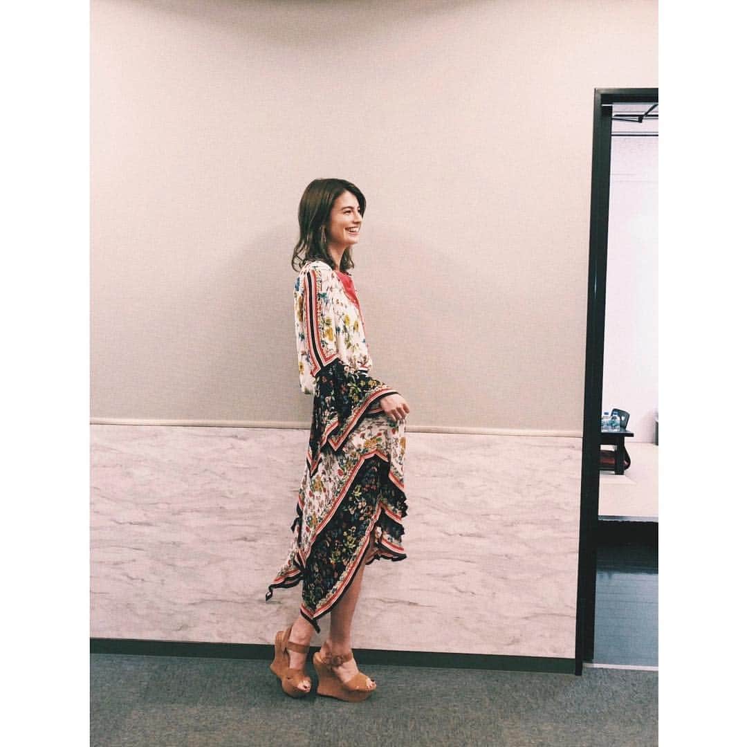 のインスタグラム：「本日はTV収録でした😊🌈 たくさん笑ったなぁ。 また告知しますね！」