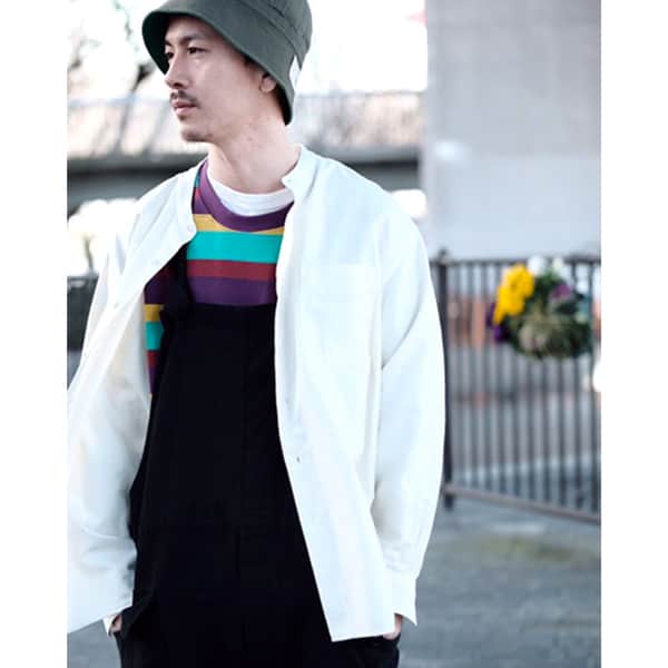 のインスタグラム：「【 RECOMMEND STYLING 】 . ＞Inner (Nigel Cabourn) ¥14,000+tax　No.19070610000010 ＞Hat (Nigel Cabourn) ¥16,000+tax　No.19095610000010 ＞Overalls (J.S Homestead) ¥17,000+tax　No.19030470610010 ＞Shirts (J.S Homestead) ¥15,000+tax　No.19050470204010 . . @nigel_cabourn @nigelcabournjapan @js_homestead . . #ジャーナルスタンダード  #journalstandard  #baycrews #2019ss #nigelcabourn #jshomestead #fashion」