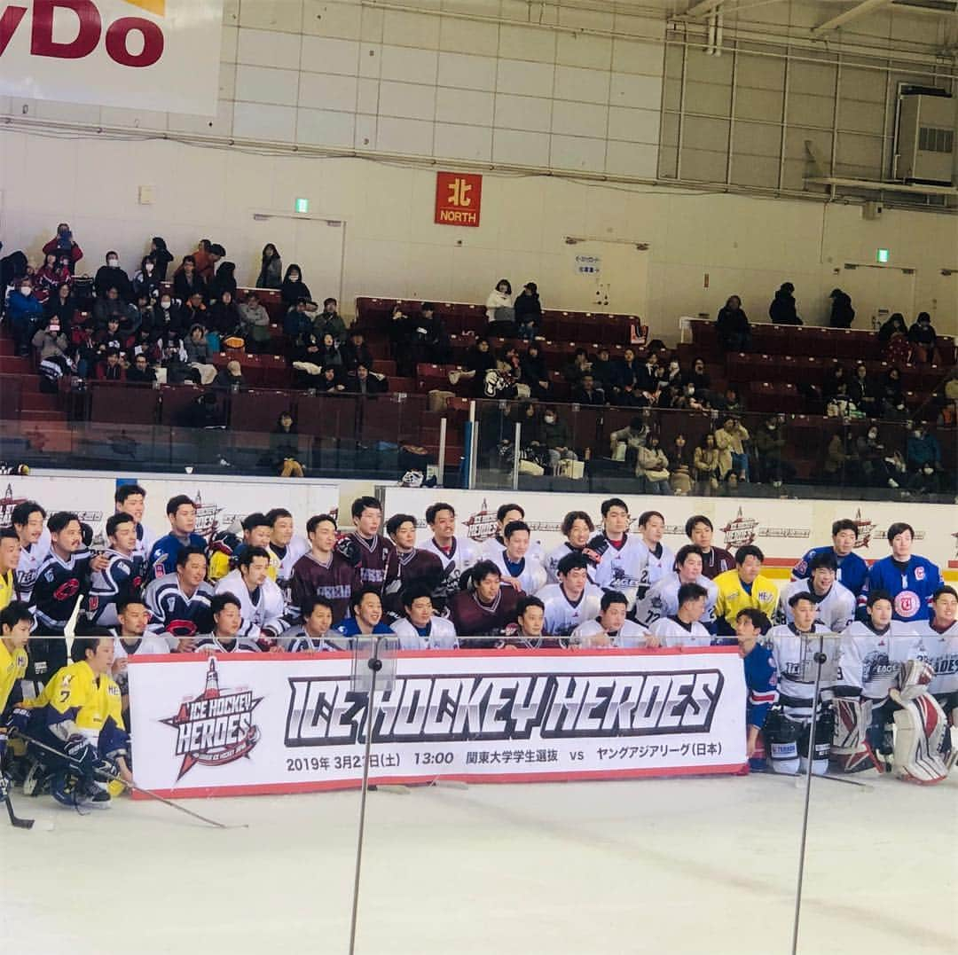 中家佐奈さんのインスタグラム写真 - (中家佐奈Instagram)「初アイスホッケー観戦🏒素敵な解説者ふみかちゃんと。二子玉メンバー頑張ってたー！ . . . #アイスホッケーヒーローズ #icehockey #PIW と違った雰囲気 #ダイドードリンコアイスアリーナ #初観戦 #楽しかった #けどパック見失う #古川駿 #齊藤大知 #どっち応援するか悩む #二子玉川ライズスケートガーデン #凄い子達が働いてると実感 #ユニフォームマジック #みんなにも会えた #また行こう」3月23日 19時15分 - 37nky