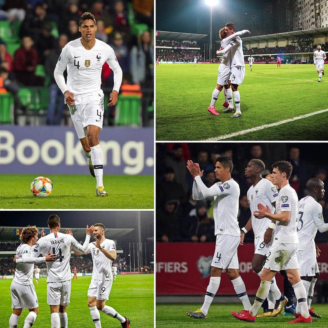 ラファエル・ヴァラーヌさんのインスタグラム写真 - (ラファエル・ヴァラーヌInstagram)「📸⚽️🇫🇷 #FranceMoldavie #TeamVarane」3月23日 19時25分 - raphaelvarane