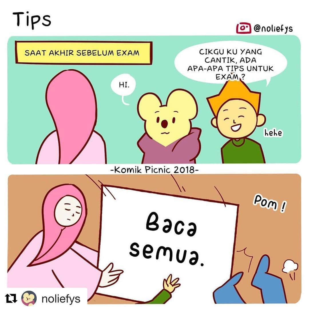 Koleksi Komik Malaysiaさんのインスタグラム写真 - (Koleksi Komik MalaysiaInstagram)「#Repost @noliefys with @get_repost ・・・ Komik simple sebab aku penat😅 . . #komikpicnic #komikhambar #komikmalaysia #studentproblems #comics」3月23日 19時21分 - tokkmungg_exclusive