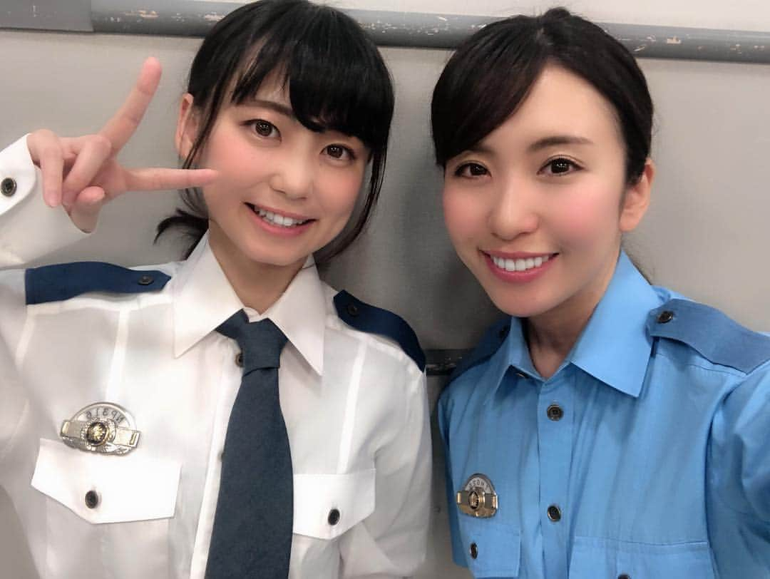 mimiさんのインスタグラム写真 - (mimiInstagram)「ジョブチューン始まってるよ❤️大人気の警察SPです👮‍♂️👮‍♀️ この後新企画もあるので お楽しみに😊💕 ・  #ネプチューン #tbs #TV #variety #model #shooting #cosplay  #ぶっちゃけ #為になる #情報番組 #ジョブモ #職業モデル #ひな壇 #モデル #婦人警官 #警察官 #ポリス #逮捕しちゃうぞ #敬礼 #police #👮‍♀️ #警察スペシャル #写メ私だけ部署違いみたいになっちゃった」3月23日 19時39分 - chan.mi3