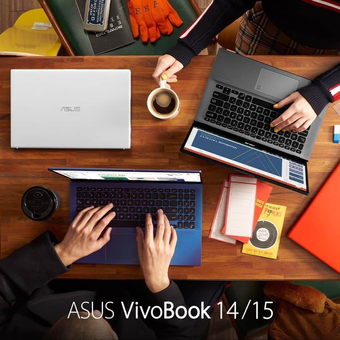 ASUSさんのインスタグラム写真 - (ASUSInstagram)「#VivoBook 14/15 takes up less space, on your desk, than its predecessor. That means more room for you!」3月23日 19時50分 - asus