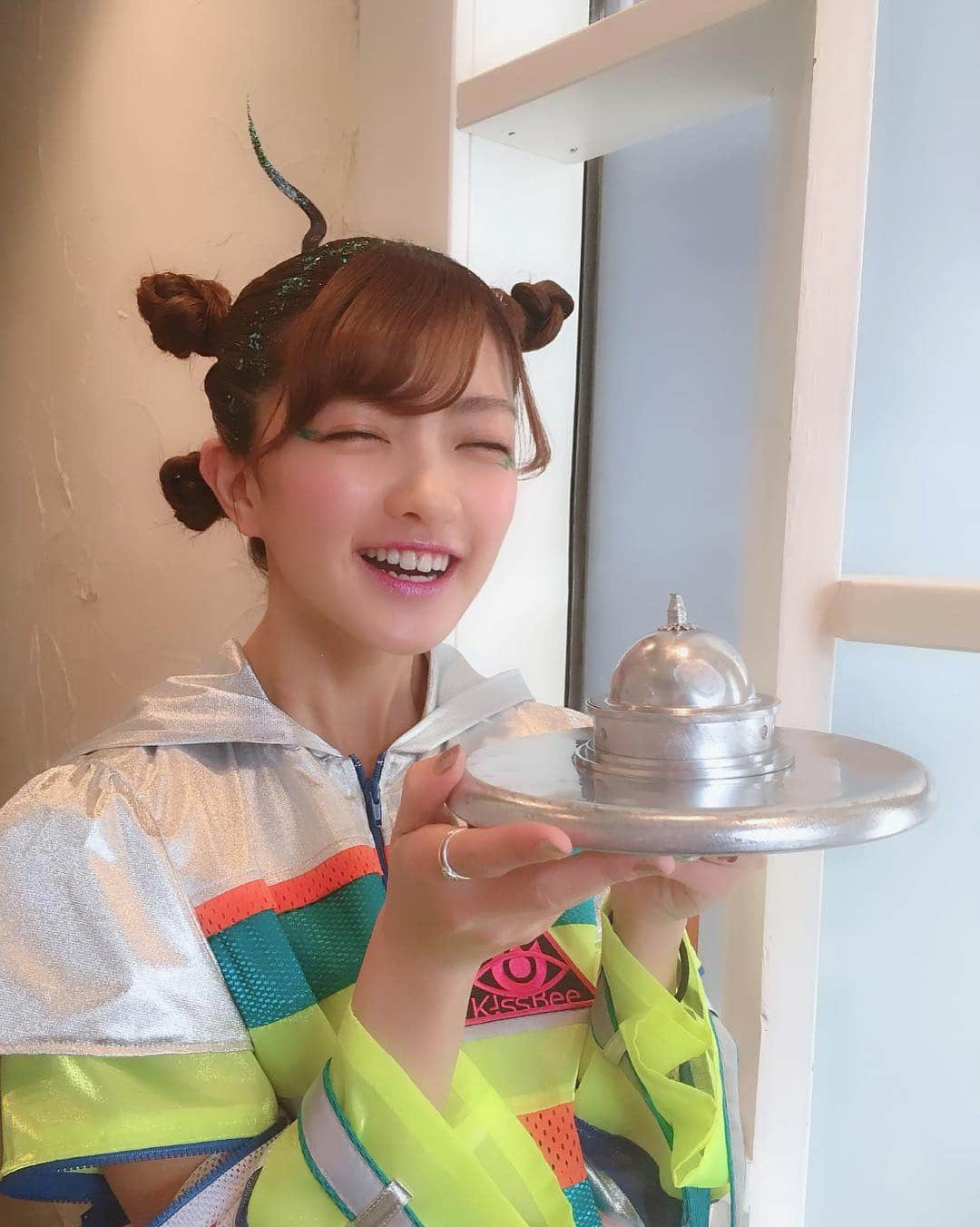 中山星香さんのインスタグラム写真 - (中山星香Instagram)「ラブカルみるみるティショん🚀🛸👽🧤✨💘」3月23日 19時52分 - seika0705n