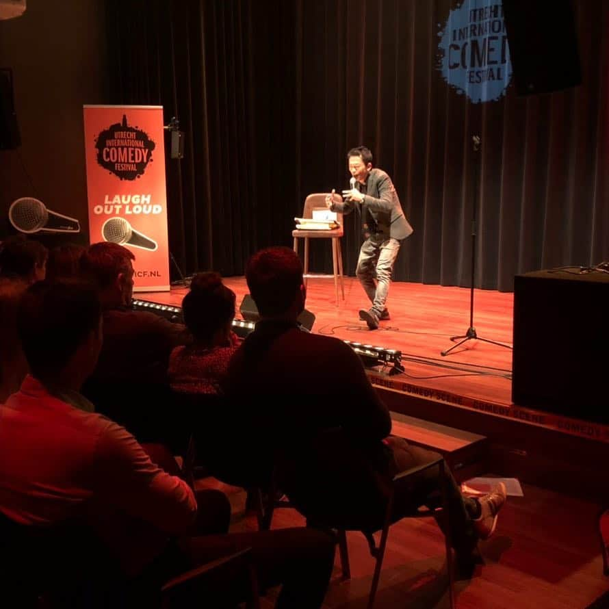 ぜんじろうさんのインスタグラム写真 - (ぜんじろうInstagram)「stand up in utrecht comedy festival」3月23日 20時21分 - zenjiro