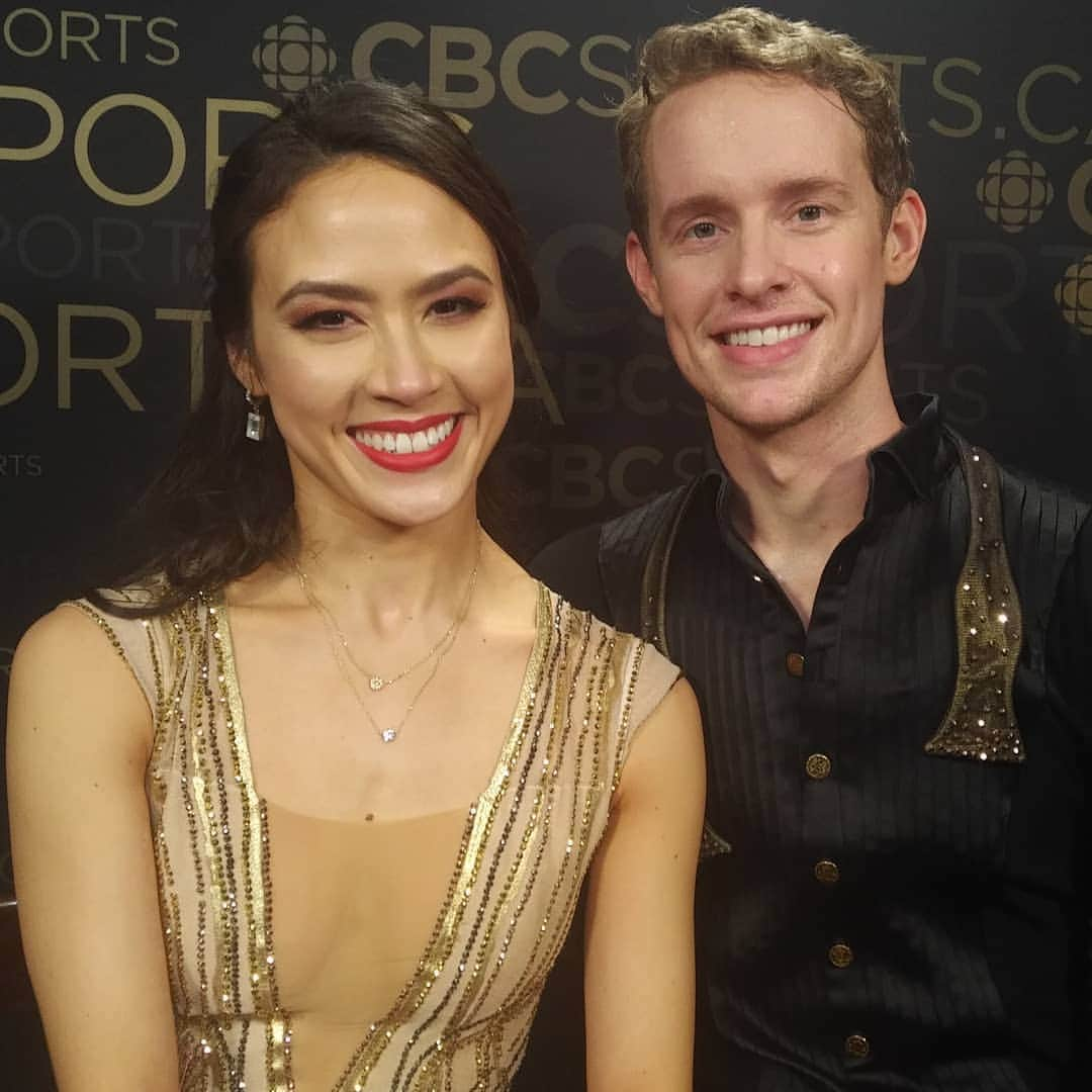 PJクォンさんのインスタグラム写真 - (PJクォンInstagram)「From earlier today - @chockolate02 and @evan_bates #Worldfigure #CBCskate」3月23日 20時38分 - pjkwong