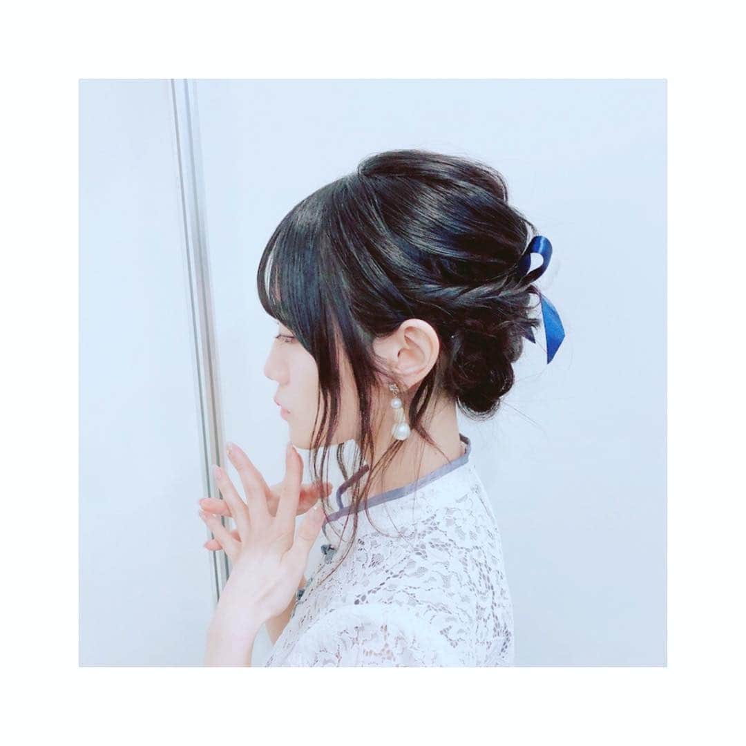 小倉唯さんのインスタグラム写真 - (小倉唯Instagram)「今日の髪型😌#hairarrange #hairstyle #ヘアアレンジ #まとめ髪 #🎗」3月23日 20時51分 - yui_ogura_official