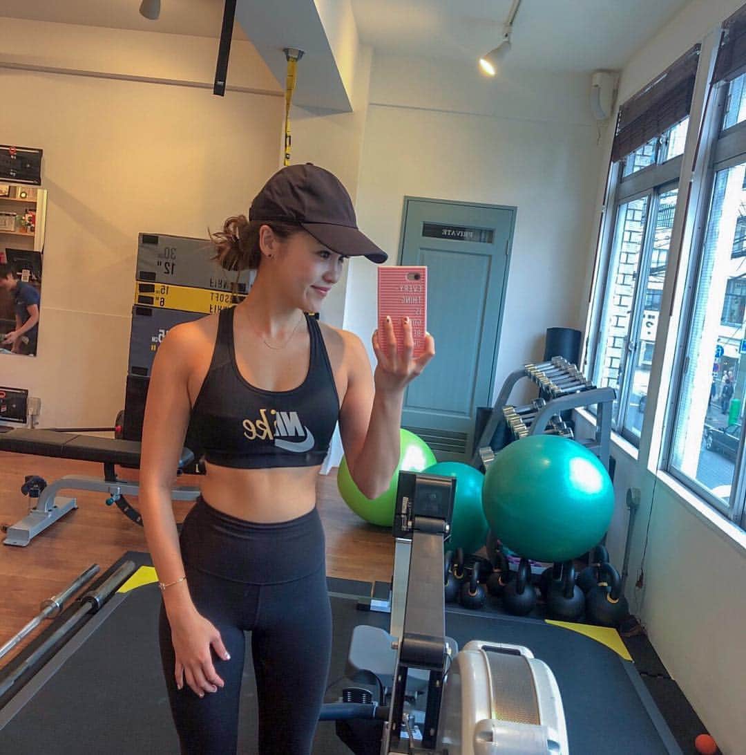 Risako Yamamotoさんのインスタグラム写真 - (Risako YamamotoInstagram)「トレーニングday💪🏾 終わった後は、ロッカーを開けるのが辛いくらい腕がプルプル😂💦 ・ もうすぐ堀江公園の桜を見ながらトレーニング出来るのが楽しみ♡♡♡ ・ #大野dojyo #パーソナルトレーニング #gym #fitness #personaltraining #slohasholic #workout #nike #lululemon」3月23日 21時02分 - risako_yamamoto