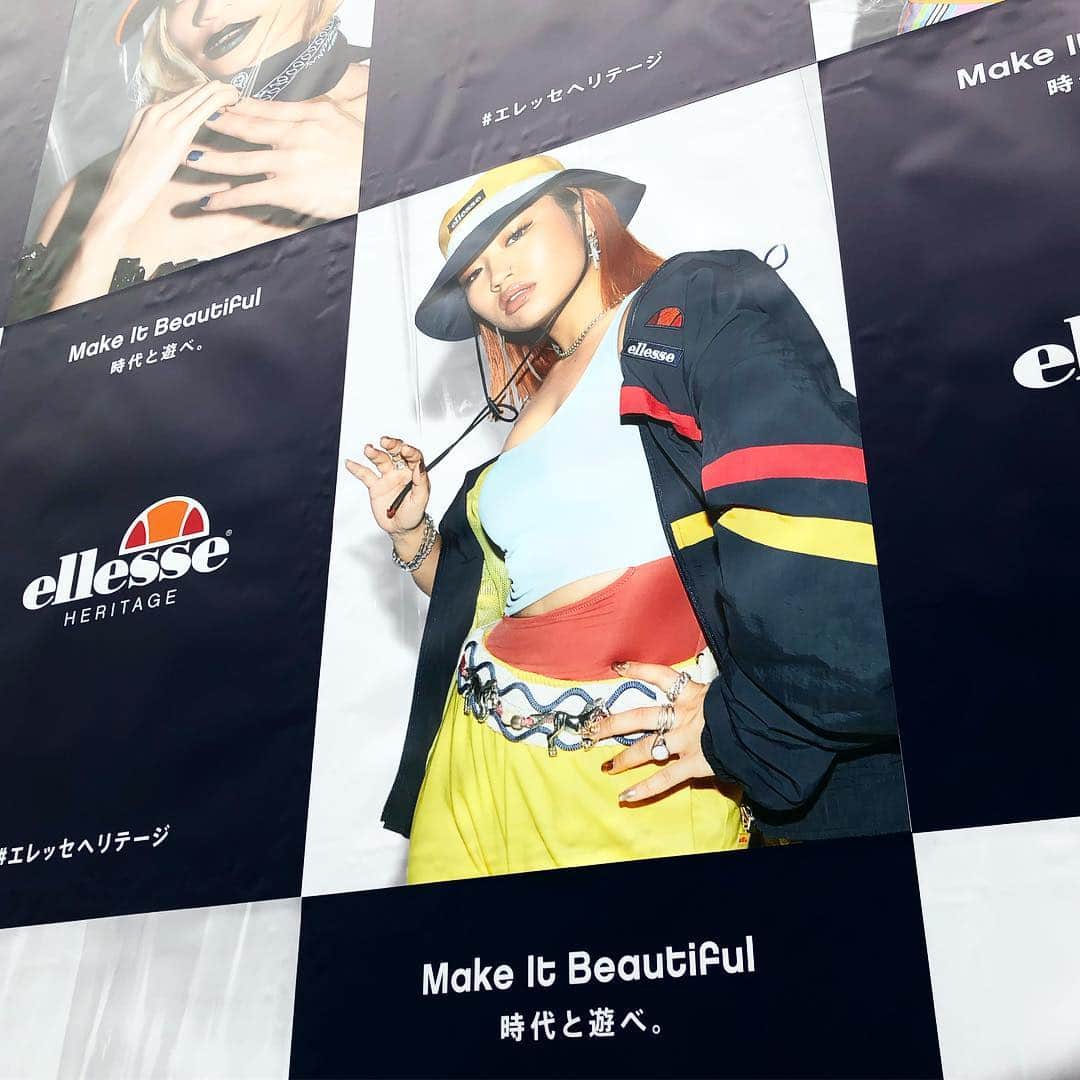 いなざうるす屋さんのインスタグラム写真 - (いなざうるす屋Instagram)「GAPの次はellesse🔥 まぢでRIE様凄すぎる🔥そして好きすぎる🔥 @riehata  @ellessejp  #riehata #ellesse #エレッセヘリテージ #原宿」3月23日 21時23分 - inazaurusu_ya
