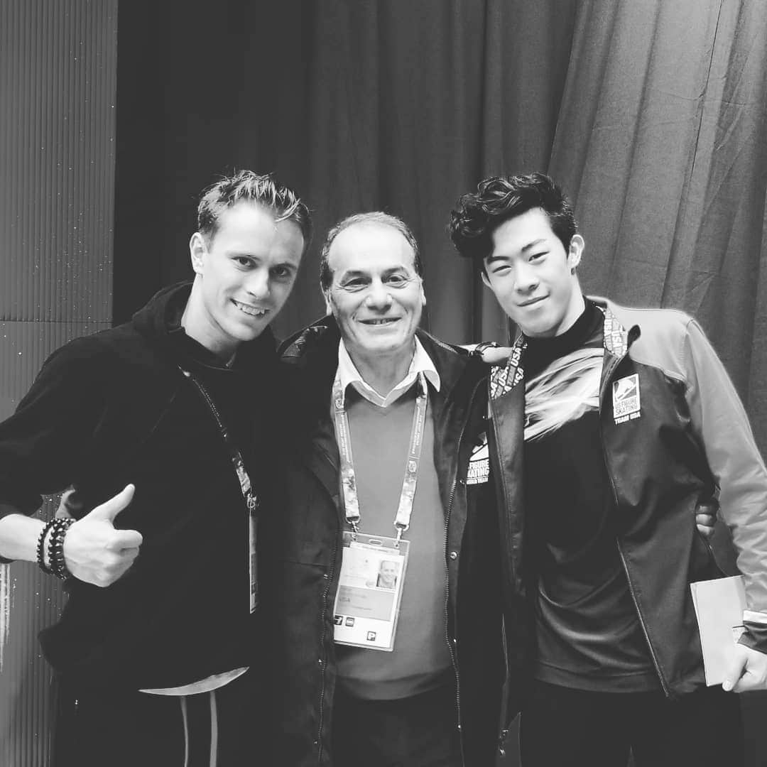 ミハル・ブジェジナさんのインスタグラム写真 - (ミハル・ブジェジナInstagram)「Super happy with my own skate! But here you can see a super happy coach and his two Men one of which became a world champ for the second time in a row! This competition was very successful for our team! All of us including @mariahsk8rbell and @ggobugi_eunsoo finnished top 10 here in Saitama! And that's a wrap for this season of figure skating.  Also want to thank everyone for their support especially @d_montalbano because without her i wouldn't be able to do what i do! @team__raf for pushing us forward no matter the day! @czechfigureskating for their support thruout my years of skating!」3月23日 22時01分 - mick_brezina