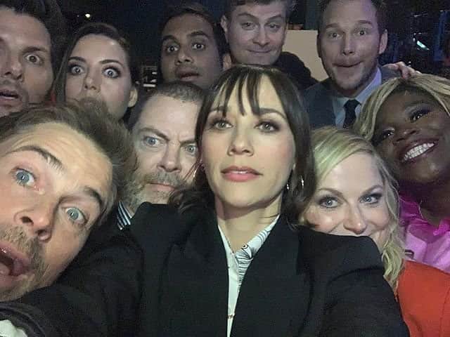 People Magazineさんのインスタグラム写真 - (People MagazineInstagram)「It's a #ParksandRec reunion with Leslie Knope and the gang! 😍| #Regram @robloweofficial」3月23日 22時06分 - people