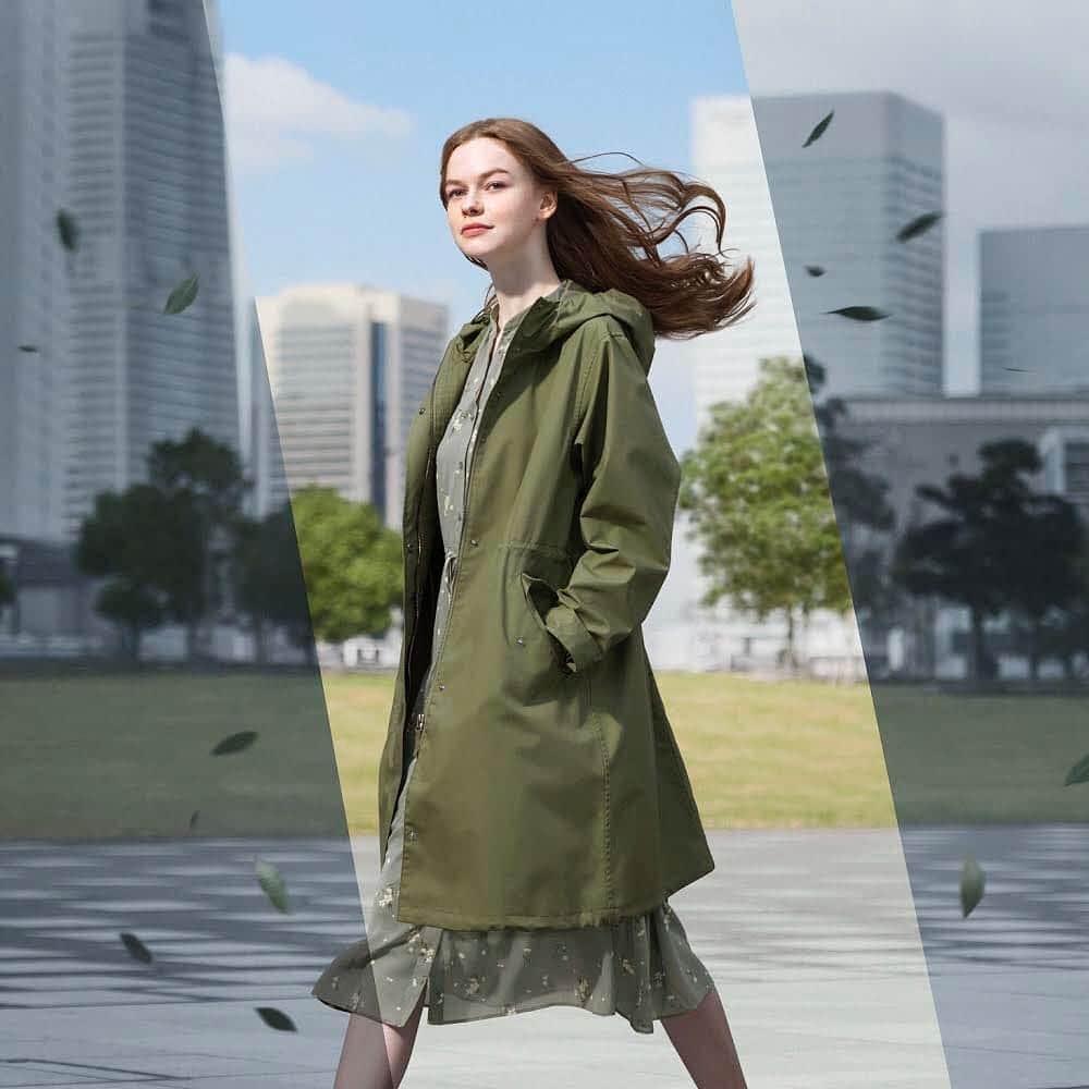 のインスタグラム：「Our range of BLOCKTECH outerwear shields you from wind and rain. Get yours now from £39.90. Limited offer available online and in stores until 03/04/19.  #Uniqlo #LifeWear #UniqloLifeWear #BLOCKTECH」