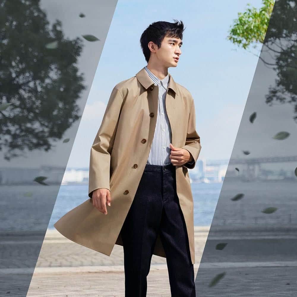 のインスタグラム：「Our range of BLOCKTECH outerwear shields you from wind and rain. Get yours now from £39.90. Limited offer available online and in stores until 03/04/19.  #Uniqlo #LifeWear #UniqloLifeWear #BLOCKTECH」