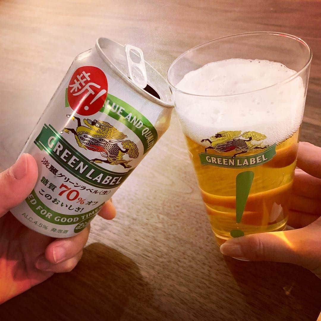 桐谷美玲さんのインスタグラム写真 - (桐谷美玲Instagram)「今日も一日お疲れ様でした🍻 #グリーンラベル」3月23日 23時31分 - mirei_kiritani_