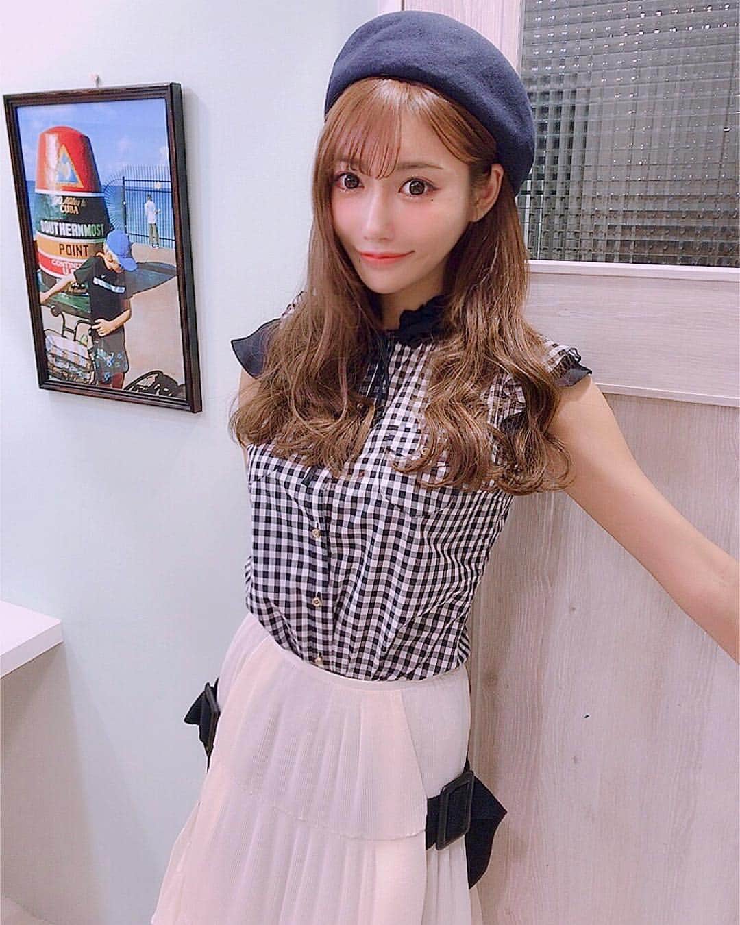 明日花キララのインスタグラム：「髪の毛かわいくしてもらいました👶🏻」