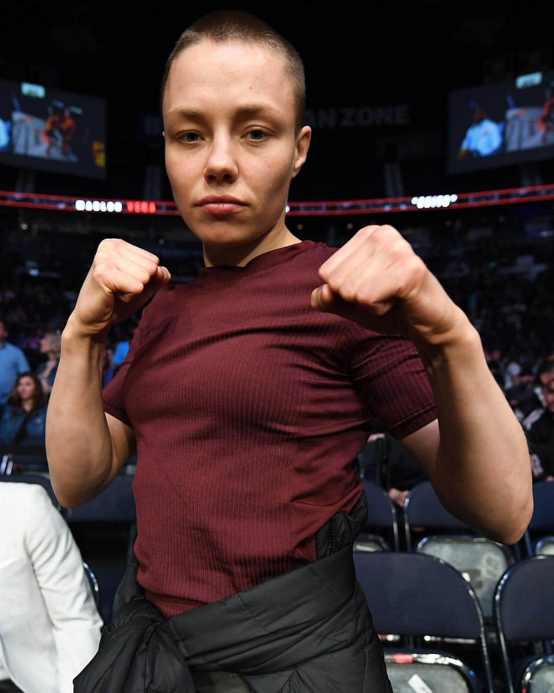 UFCさんのインスタグラム写真 - (UFCInstagram)「Thug 🌹. @RoseNamajunas #UFCNashville」3月24日 10時49分 - ufc