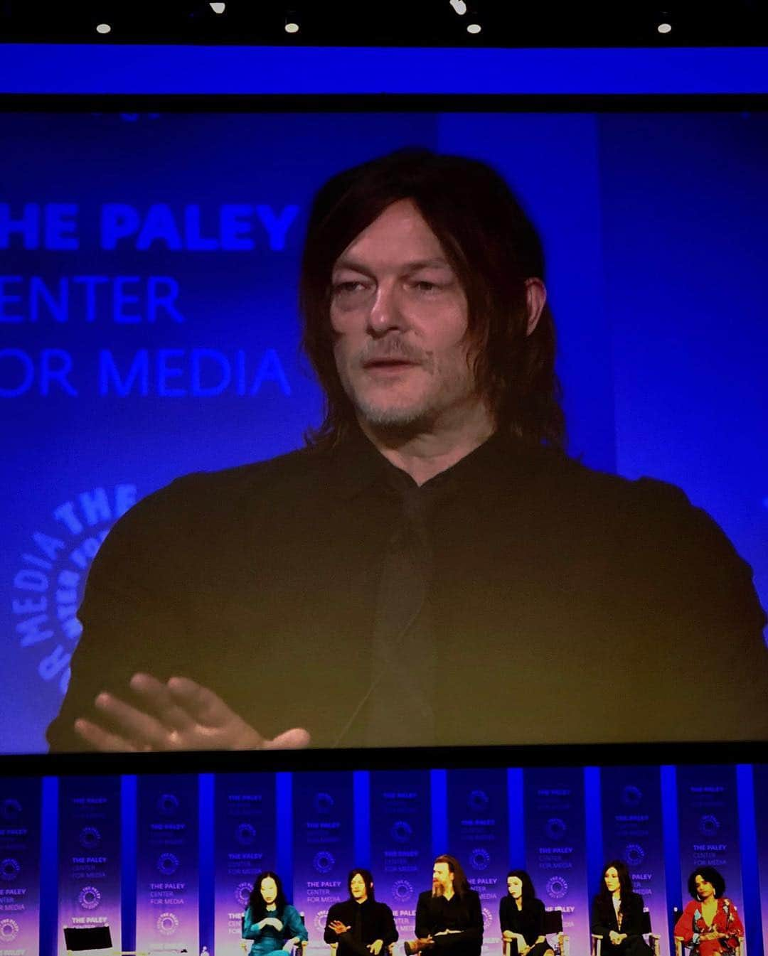 ノーマン・リーダスさんのインスタグラム写真 - (ノーマン・リーダスInstagram)「Paley fest LA ❤️thank  you was fun!!」3月24日 10時55分 - bigbaldhead