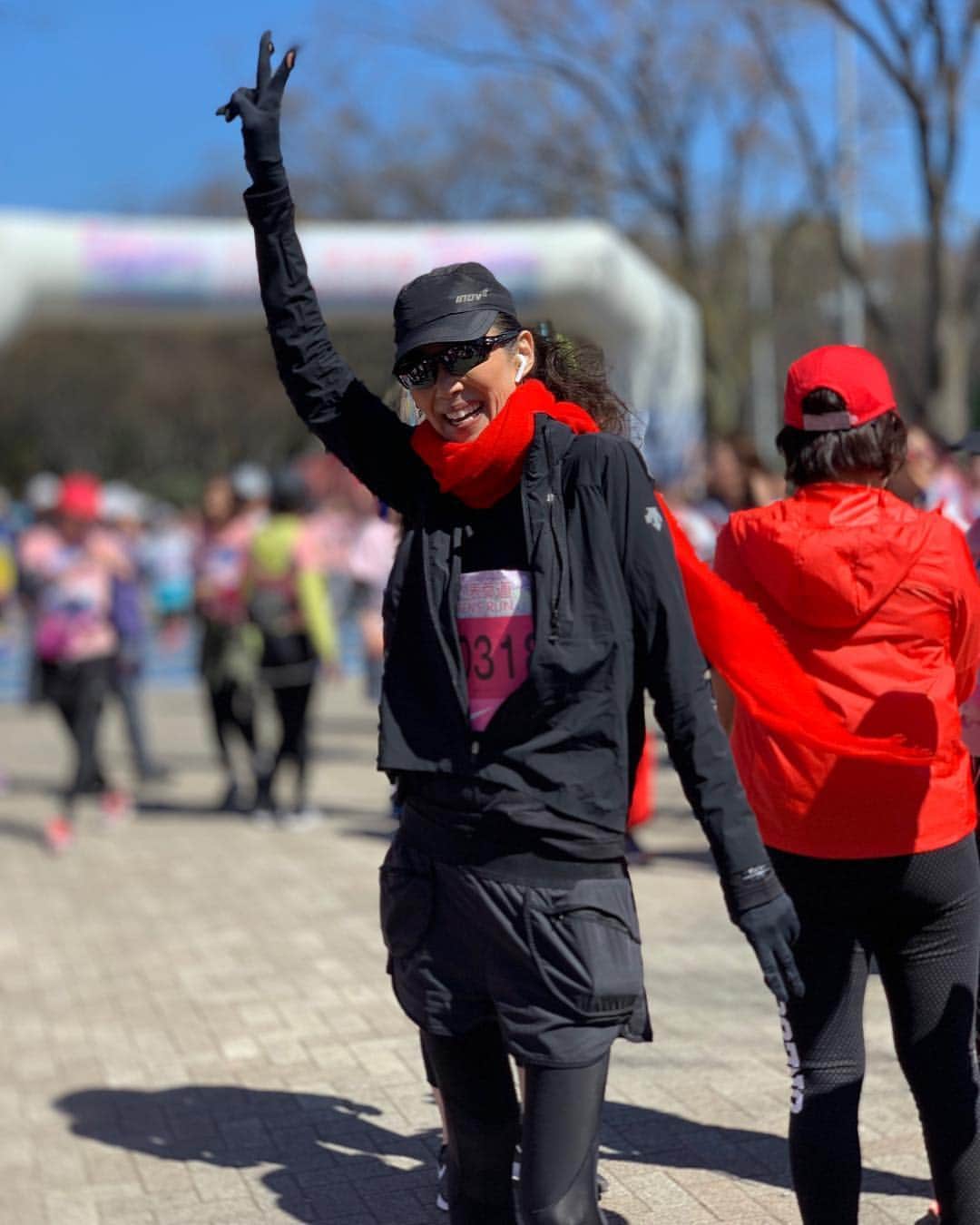 のインスタグラム：「渋谷 表参道WOMEN'S RUN🌸 #渋谷表参道womensrun  #10kmrun #完走 #渋谷 #表参道 #気持ち良かった！ #初参加 #萬田久子」