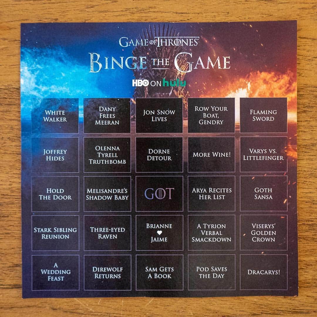 Hulu Home of Emmy-winningさんのインスタグラム写真 - (Hulu Home of Emmy-winningInstagram)「Anyone know the Dothraki word for “bingo”? #BingeTheGame」3月24日 2時50分 - hulu