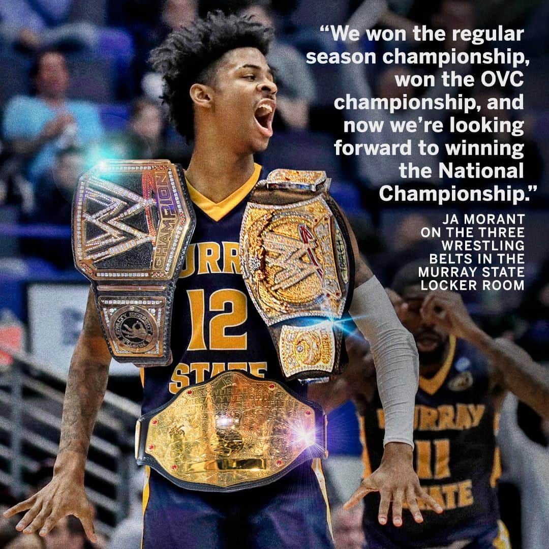 espnさんのインスタグラム写真 - (espnInstagram)「According to Ja Morant, 12-seed Murray State is just getting started 👀」3月24日 3時00分 - espn