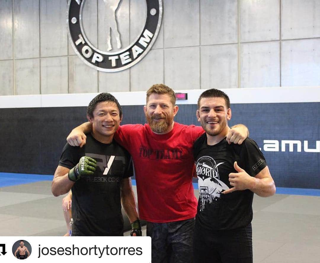 堀口恭司さんのインスタグラム写真 - (堀口恭司Instagram)「MMA master @mikebrownmma  Good training partner @joseshortytorres  Thank you guys!!!」3月24日 3時00分 - kyoji1012