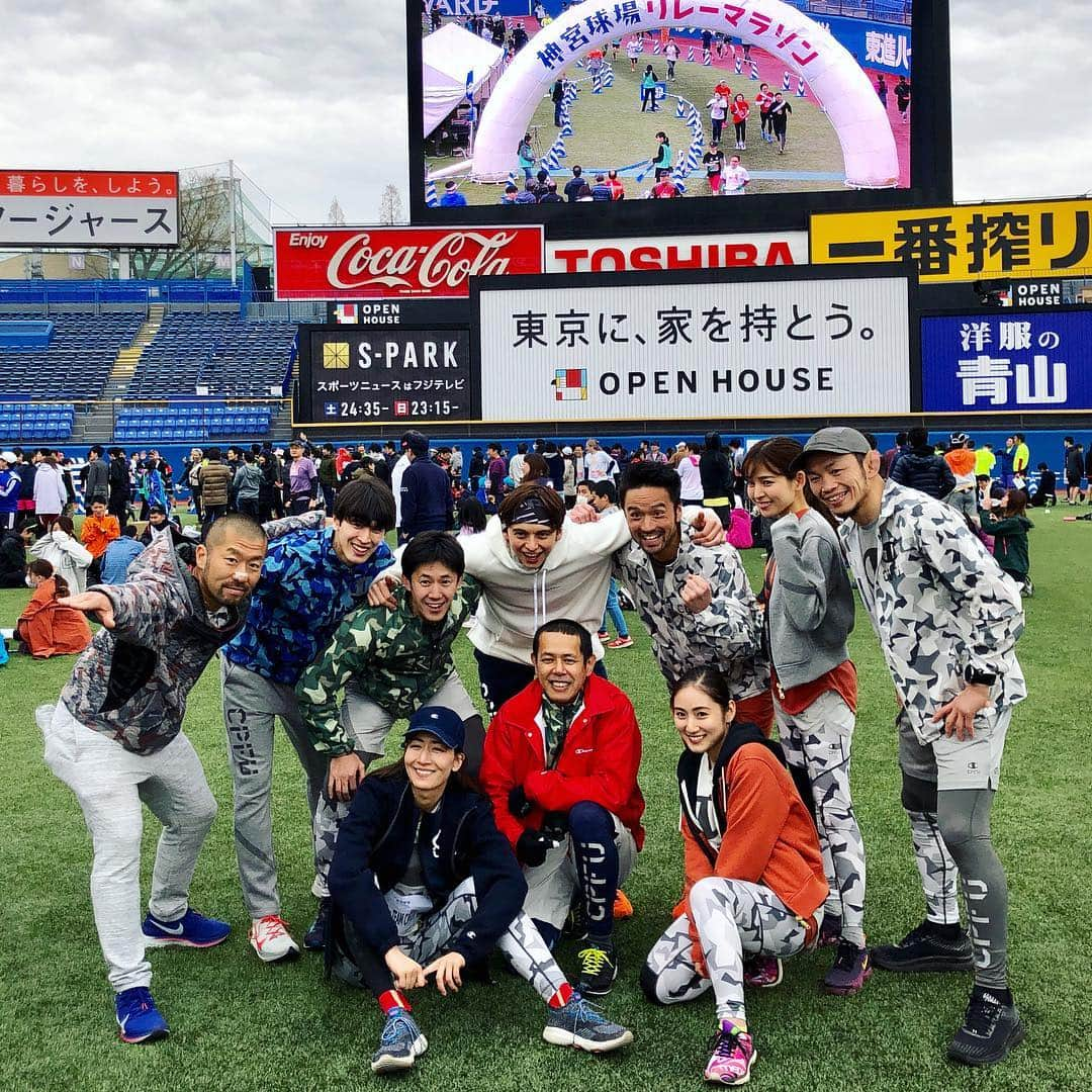 run+さんのインスタグラム写真 - (run+Instagram)「【神宮球場リレーマラソン2019】 170組中39位‼と健闘✨ 喉が痛いため苦しくて息が入っていかず…😭 それでも襷を繋いで走るのはマラソンとは違う達成感と楽しさ！  #神宮球場リレーマラソン2019 #駅伝 #リレー #神宮球場リレーマラソン #東京FM #東京エフエム #TOKYOFM #SkyrocketCompany」3月24日 3時22分 - runplus