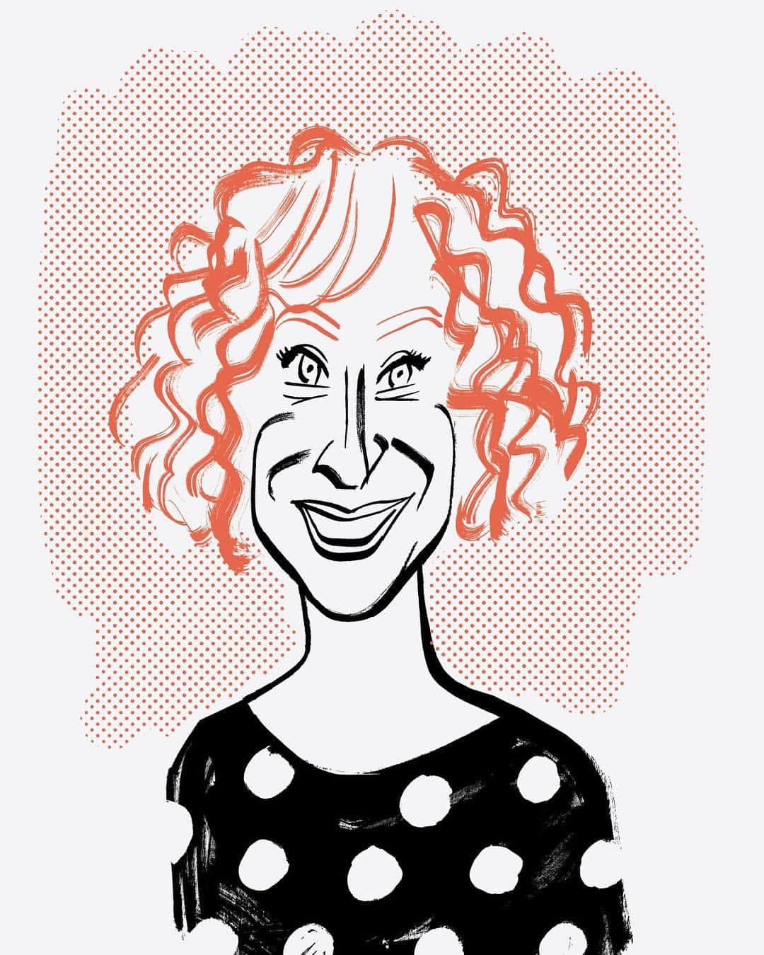 キャシー・グリフィンさんのインスタグラム写真 - (キャシー・グリフィンInstagram)「Holy shitballs!  Thanks @newyorkermag I’ve arrived! Classic illustration by @joao.fazenda and thanks to @sheilaym for a hilarious read!」3月24日 3時46分 - kathygriffin