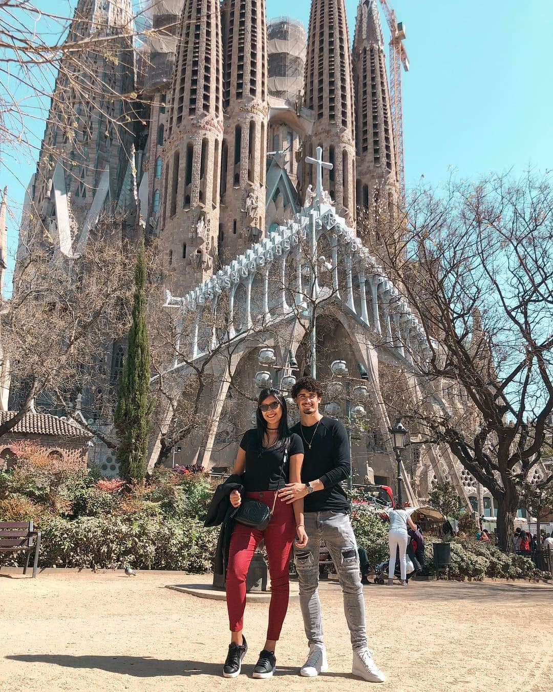 アンドレ・ラマーリョさんのインスタグラム写真 - (アンドレ・ラマーリョInstagram)「Sagrada Família / Barcelona🇪🇸 💑 ❤️ #lasagradafamilia #barcelona #top #blessed🙏」3月24日 4時01分 - ramalho92