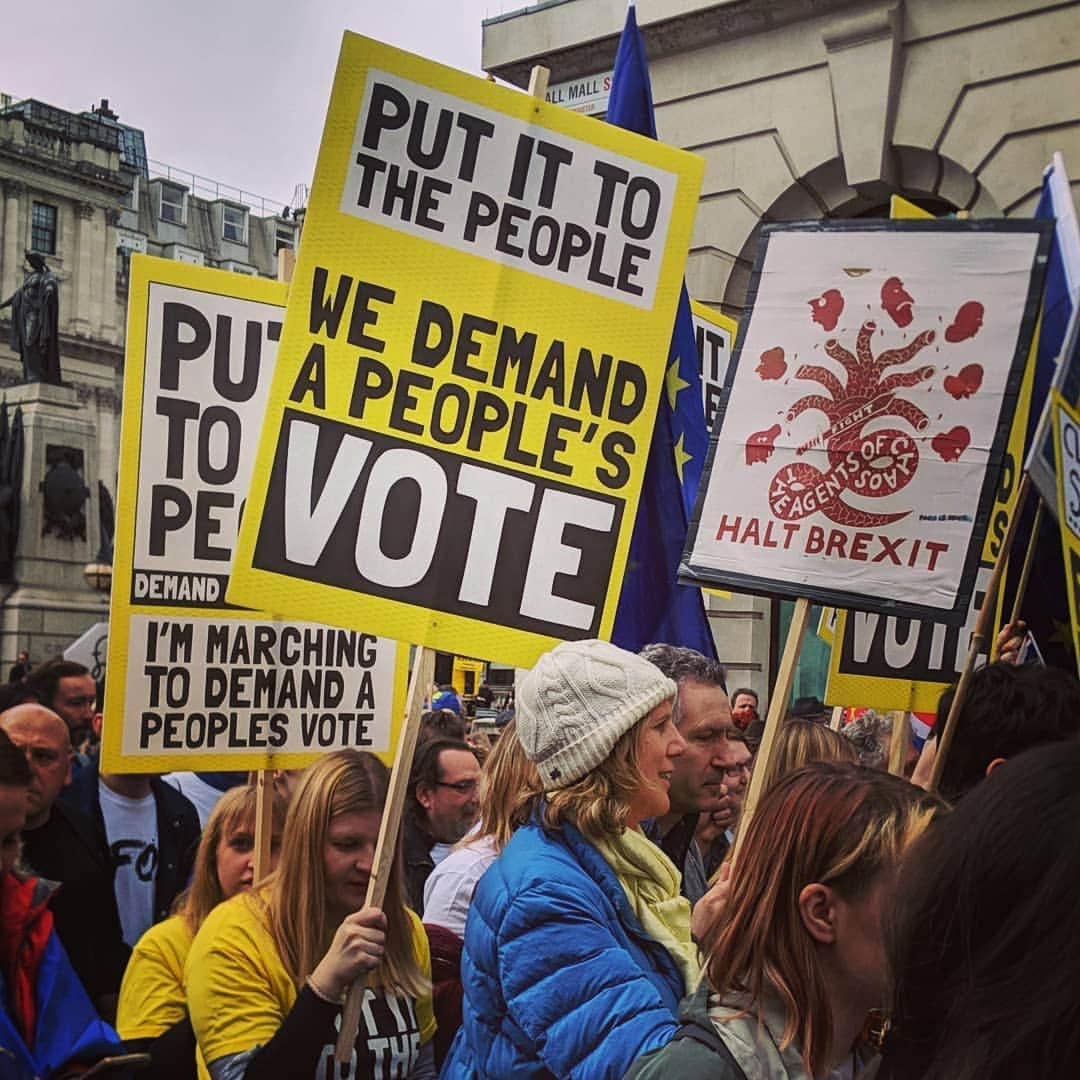 ローラ・カーマイケルさんのインスタグラム写真 - (ローラ・カーマイケルInstagram)「The sausage dogs have spoken #putittothepeople 🇪🇺」3月24日 4時01分 - larrycarmichael