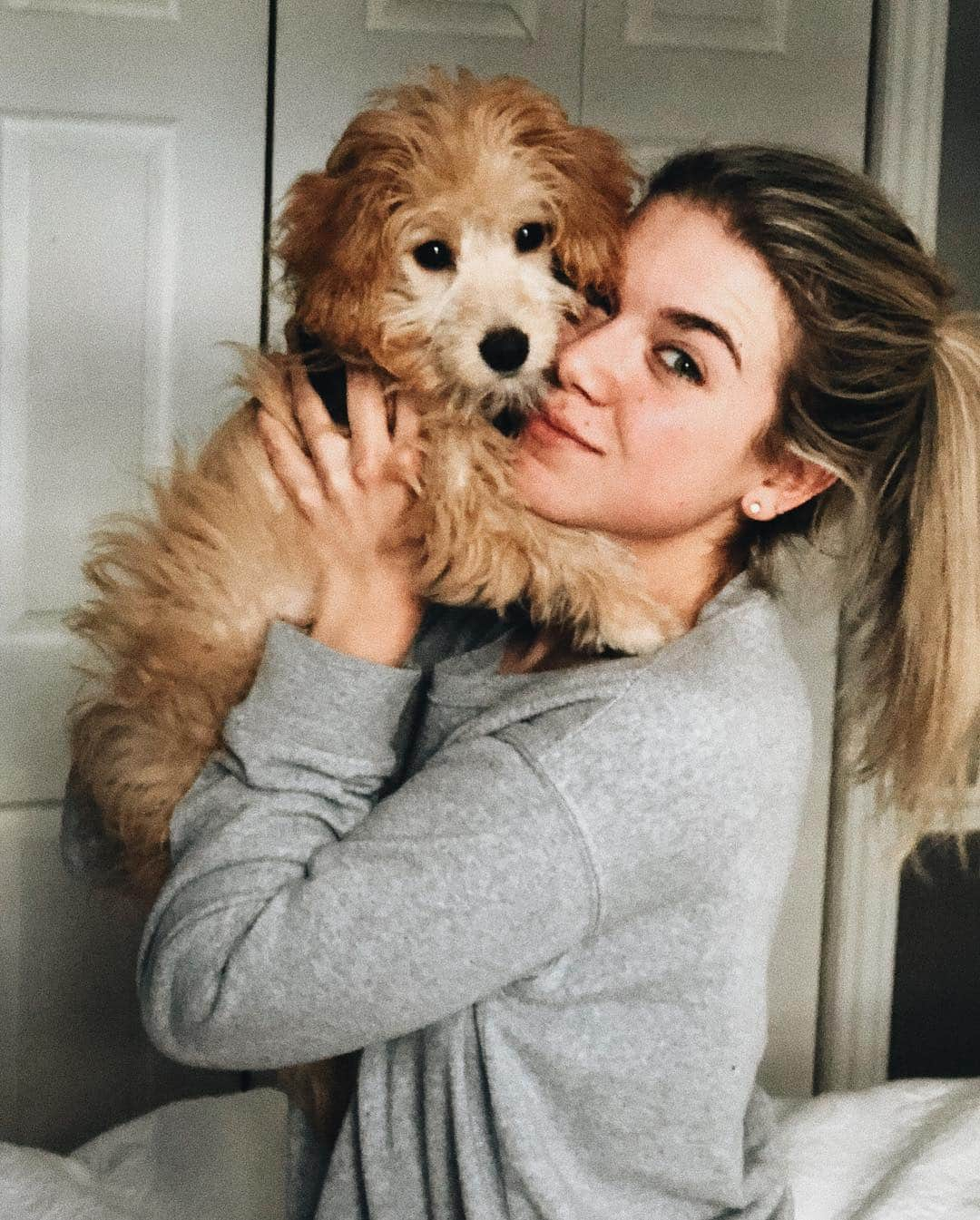 ニキ・ヴォリーズさんのインスタグラム写真 - (ニキ・ヴォリーズInstagram)「All I need is some sweaters and fluffy friendss !! #fluffy #puppy #puppylover #blondehair #goodboi #photography #insta #portraitphotography #neednoman #havepuppyinstead !!」3月24日 5時15分 - nikiwories